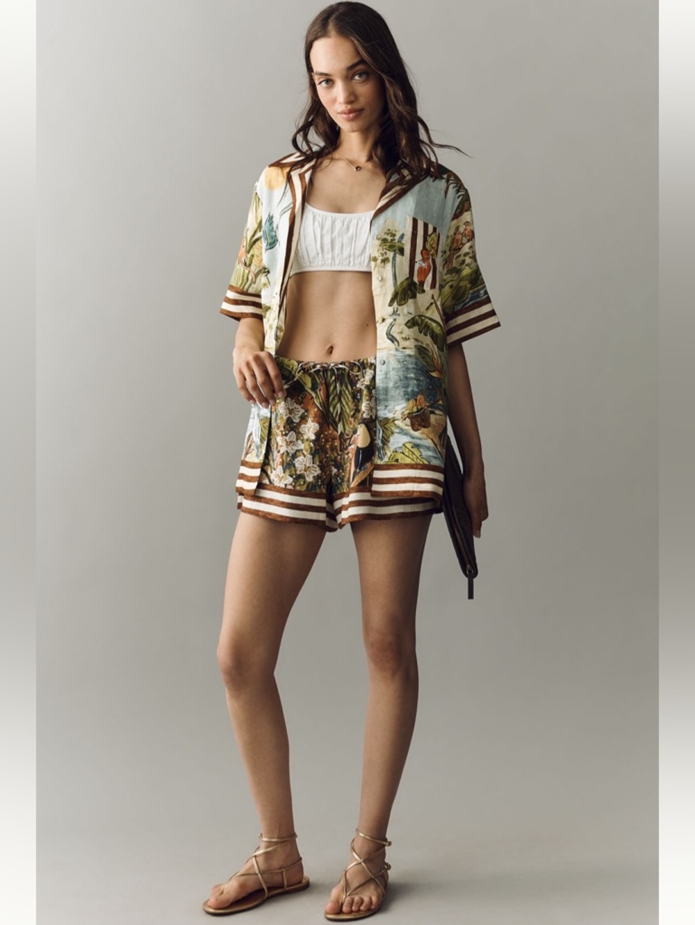Alemais ALÉMAIS Toucan Tango Shorts US12 Brand new w tag!